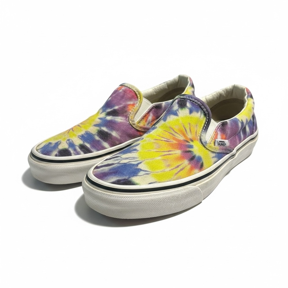 Vans Classic Multicolor Tie-Dye Slip-Ons
